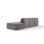 4 Seater Velvet Sofa & Chaise-130020587