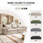 4 Seater Chenille Sofa-440502608