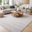Tapis | Tapis gris tissé à la main 100% laine | 9 mm-2082709594