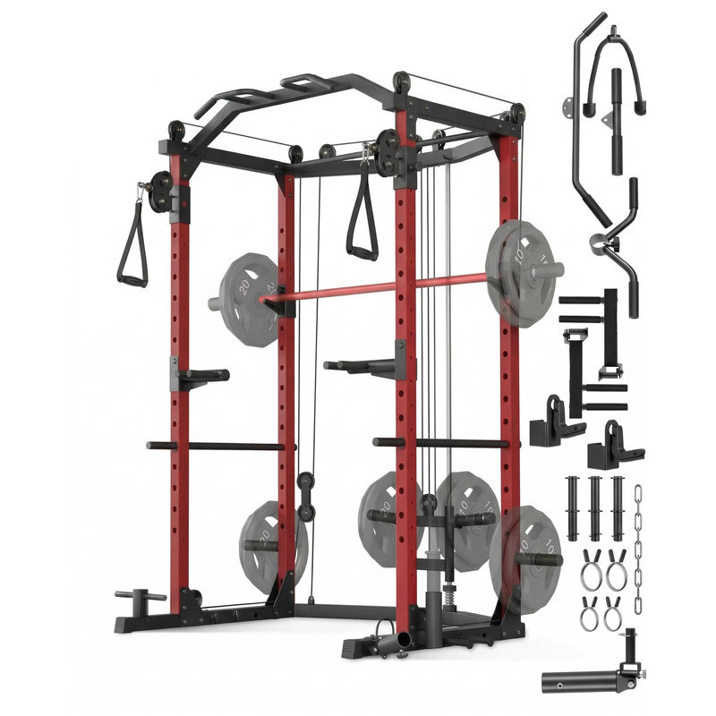Power Cage avec câble croisé - support de salle de gym à domicile d'une capacité de 2000 lb
