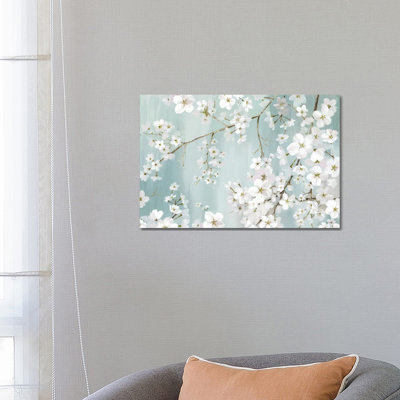 «Flower Snow» par Eva Watts, reproduction d'art sur toile tendue