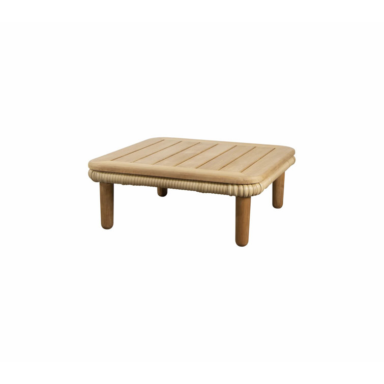 Arch Outdoor Square Teak Side Table