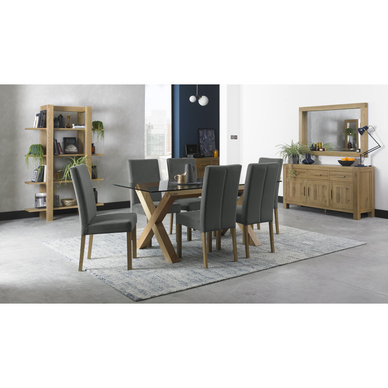 Bowenfels Wood Flat Wall Mirror, Light Oak