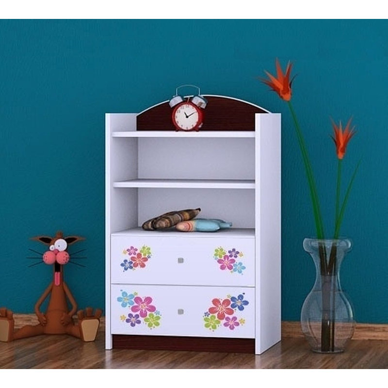 Greta 96cm H X 60cm W Kids Cube, Wenge