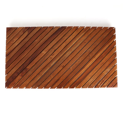 Eligia Solid Wood Non-Slip Shower Mat
