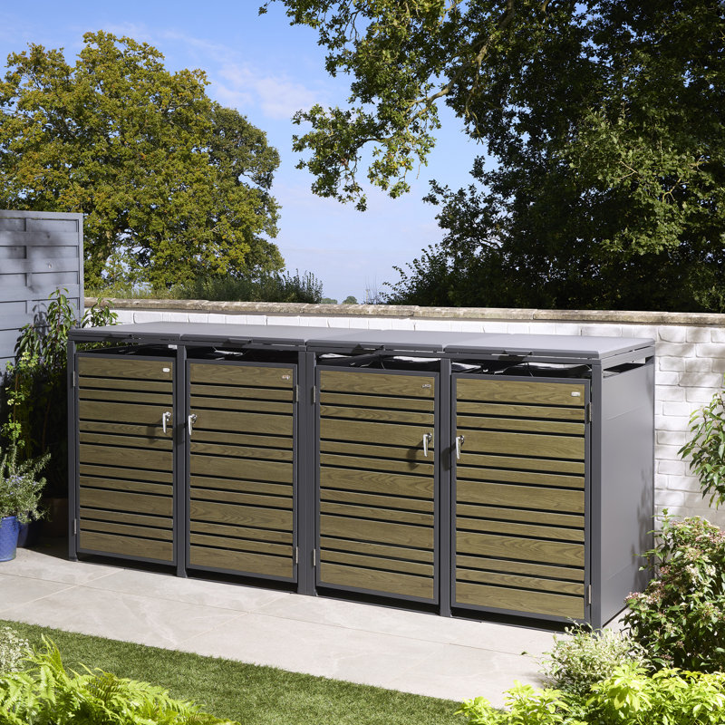 Metal Bin Store, Oak