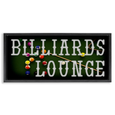 Cadre flottant Billiards Lounge, conçu par Marcus Prime
