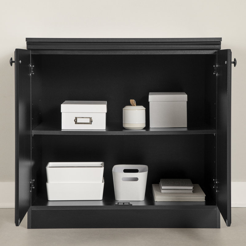 Joshoua Accent Cabinet, Black