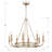 Akir 8 - Light Dimmable Wagon Wheel Chandelier-1700246215