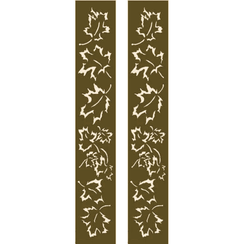 Ensemble de 2 écrans d'intimité, Brun