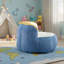 Fauteuil à billes surdimensionné en fausse fourrure à compression avec bourre en mousse viscoélastique déchiquetée-464796072