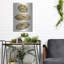 Art mural en métal luxueux «Woven Plates» par Stellar Design Studio, 12 po x 16 po-118904977