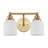 Lauder Iron/Frosted Glass Farmhouse Cottage LED Vanity Light-1981464512-1985817738