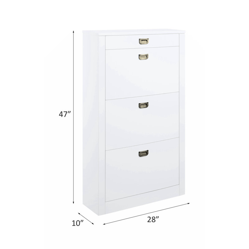 Armoire de rangement pour chaussures en bois 12 paires