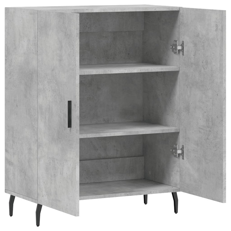 Marelda 2 - Door Rectangle Accent Cabinet, Concrete Grey