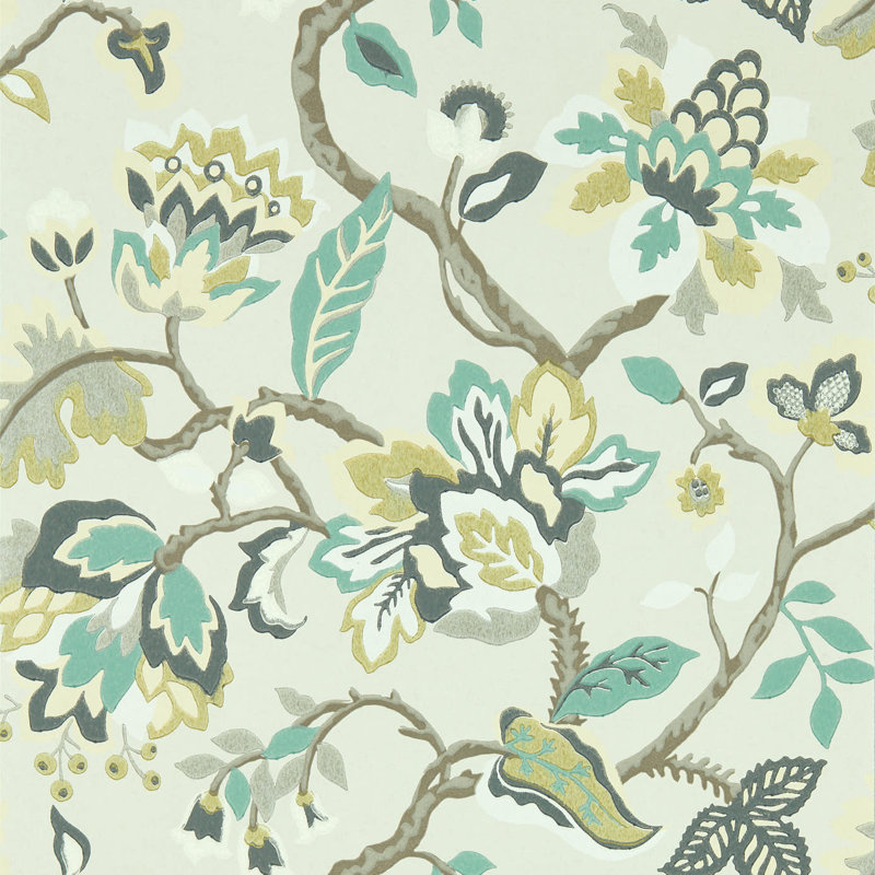Amanpuri 10.05m x 52cm Matte Wallpaper Roll, Blue