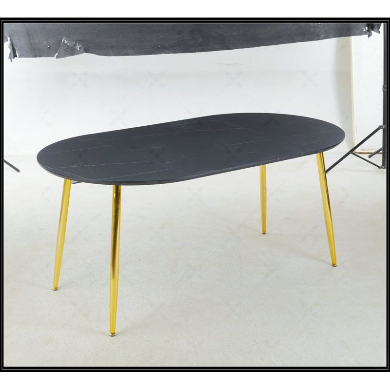 Table extensible, Noir