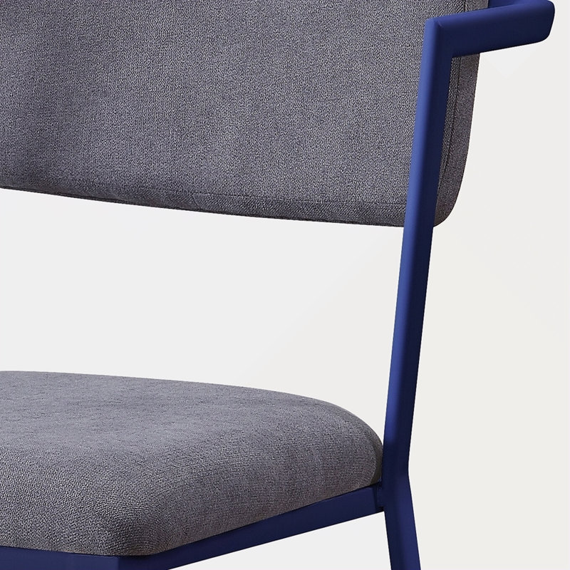 Chaise de bureau rembourrée à dossier ouvert