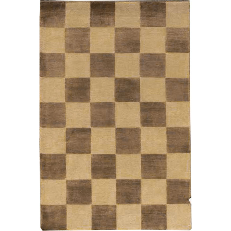 Hand-Knotted High-Quality Brown and Beige Area Rug