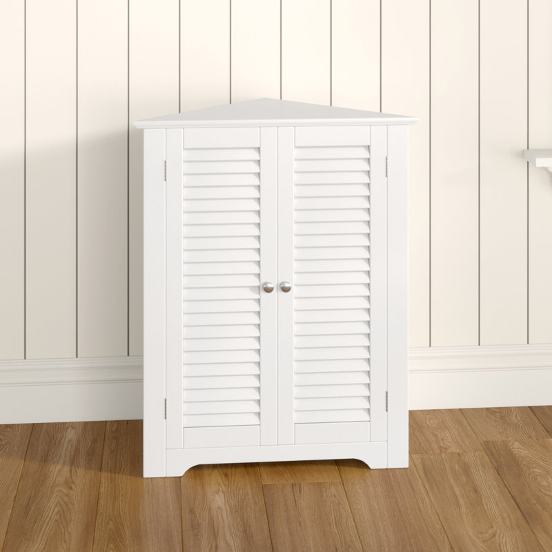 Odense MDF Bathroom Cabinet, White