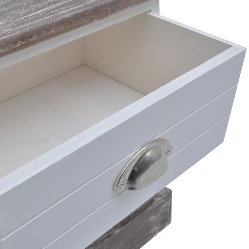 Rey 38cm W Manufactured Wood Bedside Table
