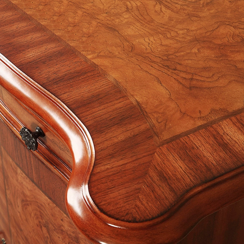 Banc de rangement en bois manufacturé brun