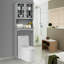 Freestanding Over The Toilet Storage