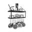 Metal Rectangle Wall Mounted Pot Rack