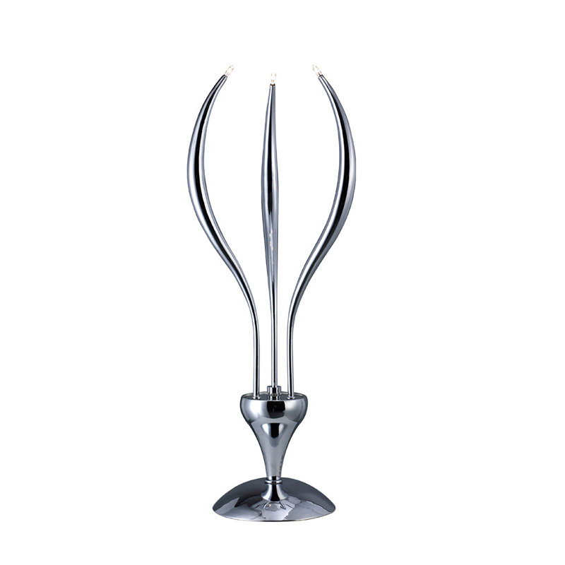 Tunnel Crystal Novelty Lamp, Polished Chrome