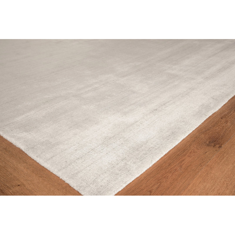Sanctuary Hand-Loomed Beige Area Rug, Rectangle 2' x 3'
