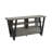 60 - 69 Inch Tv Tall Stand, 2 Drawers & Shelf , Grey Black Finish Drawer Tier And Black, Construct Stand
