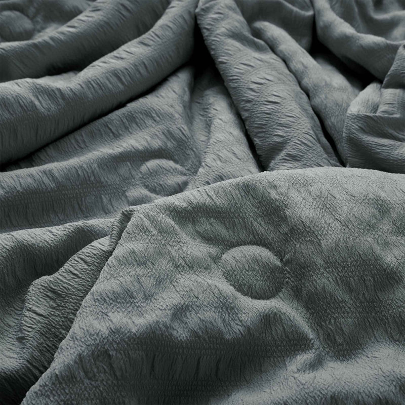 Couverture légère réversible Peace Nest - respirante, évacuant l'humidité et rafraîchissante pour un sommeil d'été confortable