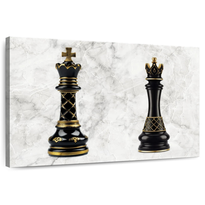 Senne Chess Royalties, 34" H x 51" W
