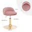 Sunizona Upholstered Adjustable Height Counter Stool with Metal Frame-237061641-237061640