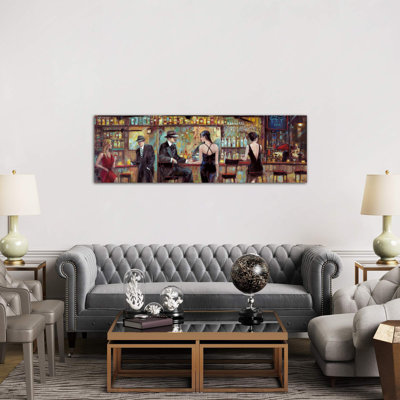 Happy Hour by Ruane Manning - Wrapped Canvas Panoramic Painting