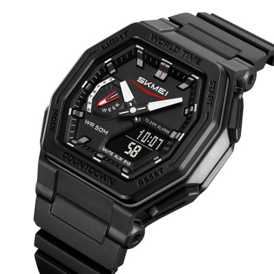 smart watch Men's Outdoor Sports Digital Watch Waterproof With Luminous Display Suitable For Hiking Camping Running Swimming And Other Sports