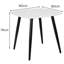 Aspen 5-Piece Casual Dining Set - Compact Square Table & 4 Curved Plastic Chairs-105508261-124157551