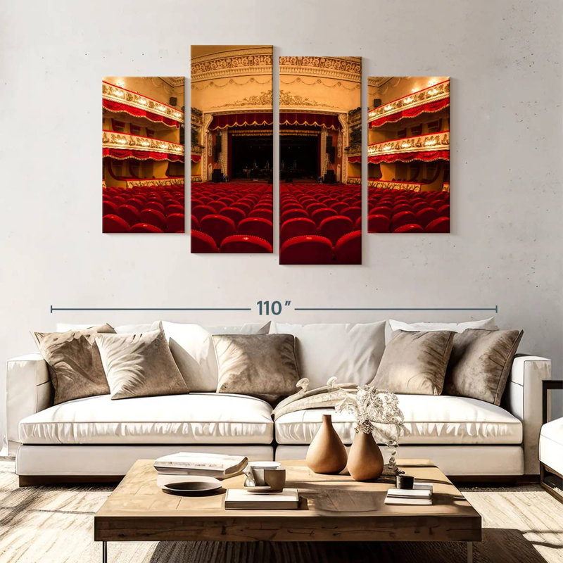 Lilie Opera Concert Hall, 54" H x 84" W