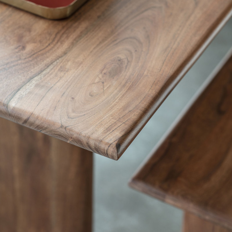 Solid Wood Bench, H45 x W140 x D40cm