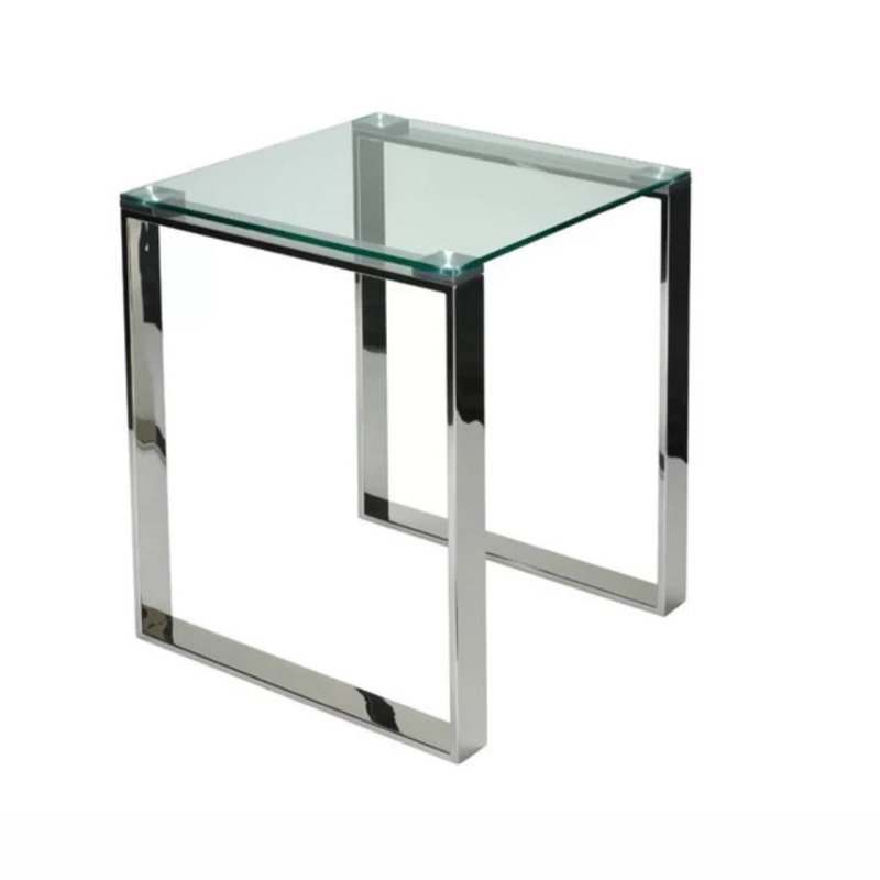 Table d'appoint Nobi, Argent argent