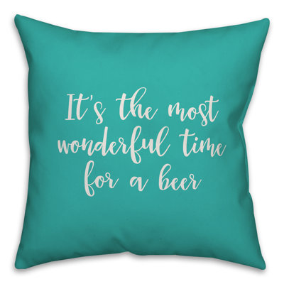  Coussin décoratif It's the Most Wonderful Time for a Beer