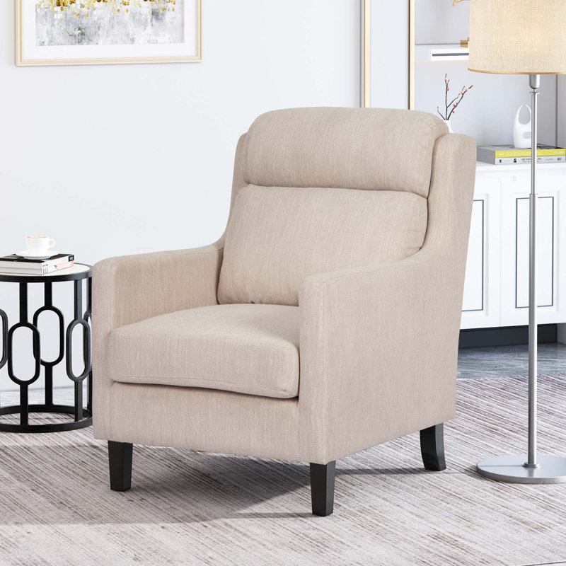 Fauteuil club moderne, Beige