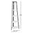 Charter 70" H x 22.37" W Iron Corner Bookcase-198769931