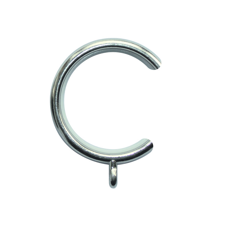 Marinez 3.5cm Curtain Rings, Chrome