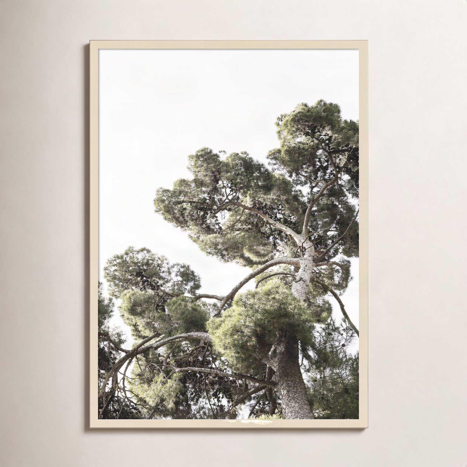 Reshma "Japanese Garden 01" Print, Brown, 41" H x 29" W