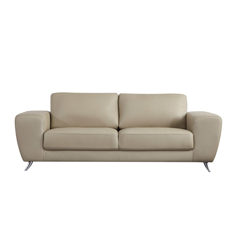 Canapé Holsworthy, Similicuir taupe
