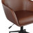 Martha Stewart Rayna Upholstered Swivel Home Office Chair with Flared Arms-114728962-114728963