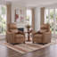 Fauteuil inclinable électrique moderne en cuir véritable Porto-401293608