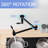 Pot Filler, Wall Mount Commercial Kitchen Folding Faucet, Brass Material, Nickel Finish, Stretchable Swing Arms, Contemporary Look, 360 Rotation, Safe And Black Design, Rotatable Spout, Leak - ,-2022181459