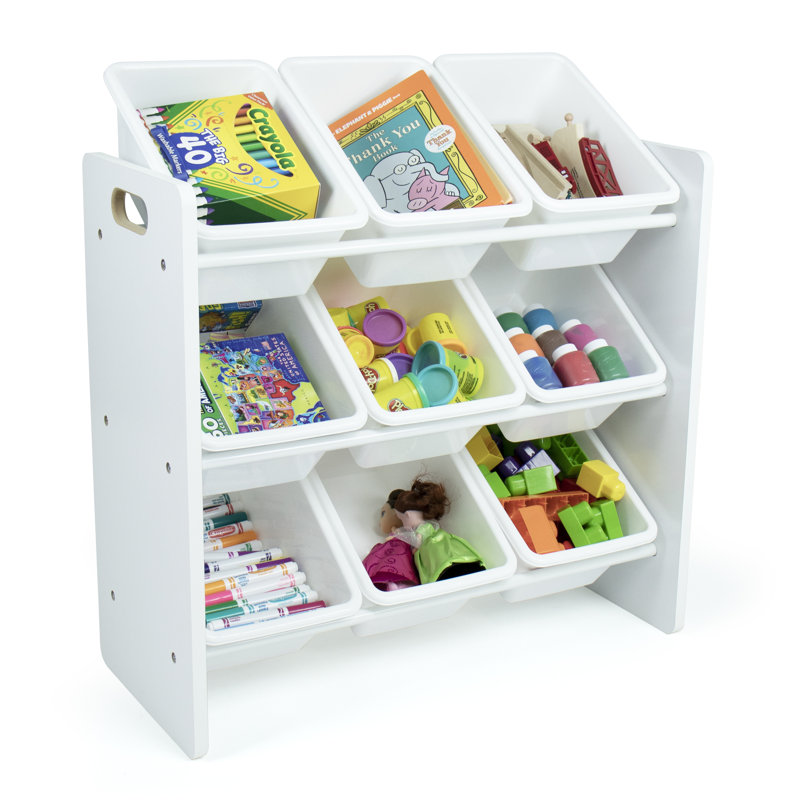Humble Crew Toy Organiser with Bins, White